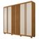 Guarda Roupa Montreal 6 Portas 6 Gavetas 9 Prateleiras Cinamomo Off