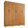 Guarda Roupa Leblon 6 Portas 2 Gavetas 7 Prateleiras Cinamomo