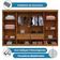 Guarda Roupa Bahia 8 Portas 4 Gavetas 8 Prateleiras Cinamomo Off