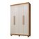 Guarda Roupa Itália 4 Portas 3 Gavetas 5 Prateleiras Cinamomo Off