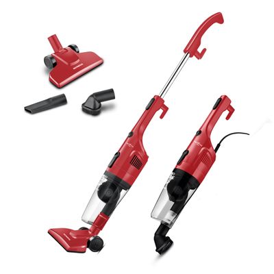 Aspirador de Pó Vertical 2 em 1 Mondial Turbo Cycle  Vermelho e Preto 1100W AP-36 110
