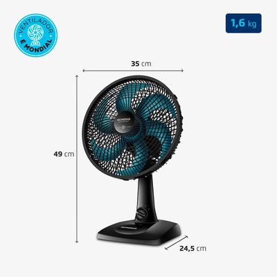 Ventilador de Mesa Mondial - 06 Pás - VSP-30-AP 220