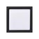 Painel Led Embutir Quadrado Recuado 24w 3000k Preto Stella