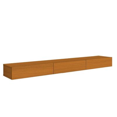 Rack Suspenso Para Painel Ou Até 75 Polegadas 3 Portas 1,54m Egeo Edn Madeirado