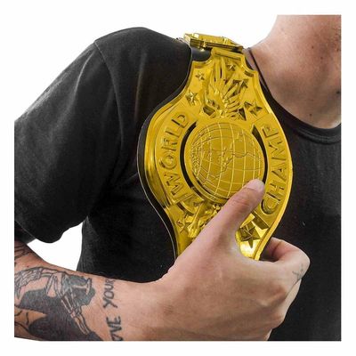 Cinturão De Campeão Dourado World Champ