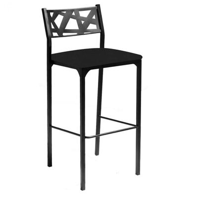 Banqueta Luiza Assento Sintético Preto-gat Magazine