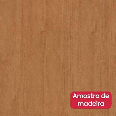 Guarda Roupa Casal 6 Portas Easy Slim Com Espelho E Pés Amendoa/off White
