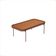 Mesa De Centro Sala De Estar Mavi P 87x44 Nature Com Pes Metal Cobre
