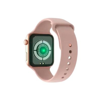 Smartwatch Iwo8 W34s Touch Troca Pulseira Rosa Ios