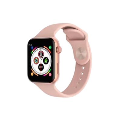 Smartwatch Iwo8 W34s Touch Troca Pulseira Rosa Ios