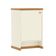 Balcão Baixo Com Porta E Prateleira Para Escritório Verbena - Off White E Naturale