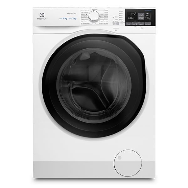 Lava e Seca Electrolux 11Kg Branca Perfect Care Inverter com Água Quente/Vapor (LSP11) 127V