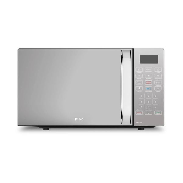 Micro-ondas Philco PMO23EB 20 Litros Branco Espelhado - 127V Micro-ondas Philco PMO23EB 20 Litros Branco Espelhado - 127V