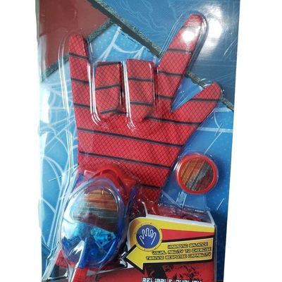 Luva Homem Aranha Luz E Som Lança Discos Vingadores