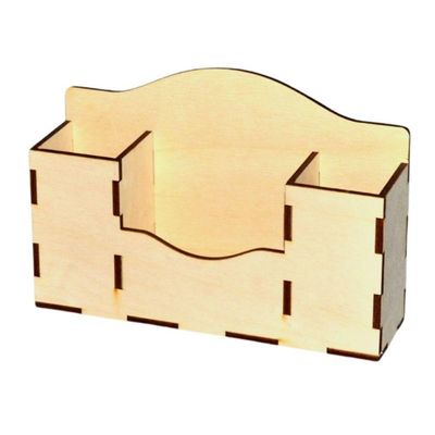 Porta Guardanapo E Sachê Em Mdf - Kit 5 Unidades