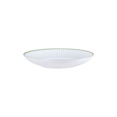Prato Fundo Tramontina Lineare 21cm Em Porcelana Decorada