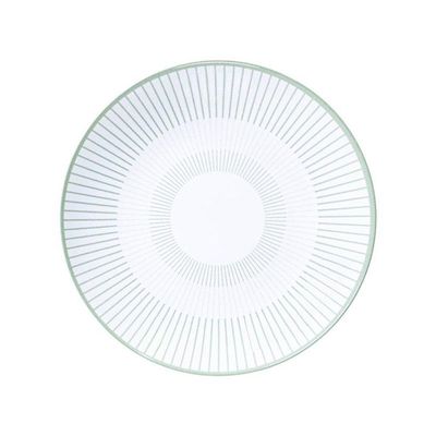 Prato Fundo Tramontina Lineare 21cm Em Porcelana Decorada