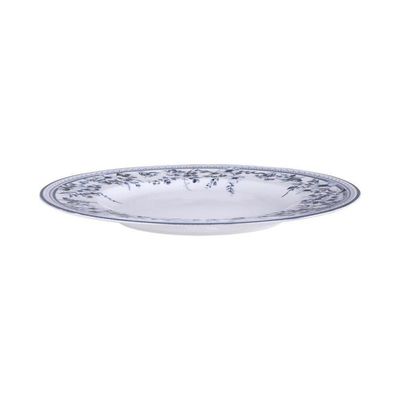 Prato Raso Tramontina Azzura 28cm Em Porcelana Decorada