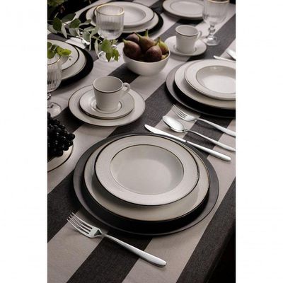 Prato Sobremesa Tramontina Sienna 21cm Em Porcelana Decorada