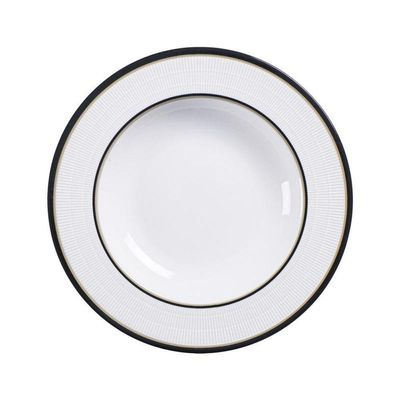 Prato Fundo Tramontina Sienna 23cm Em Porcelana Decorada