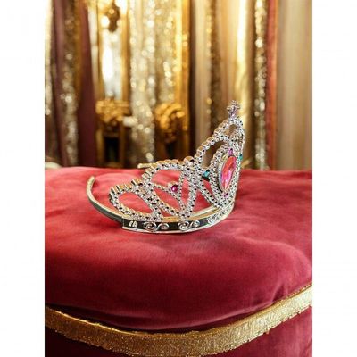 Kit Fantasia Infantil Princesa Coroa Varinha E Acessórios Joia Flor