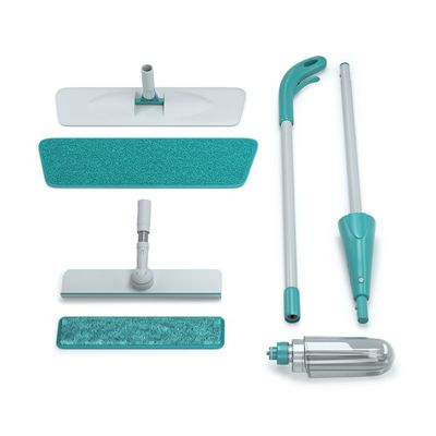 Mop Spray 2 em 1 FlashLimp com Compartimento para Produto de Limpeza Verde Esmeralda