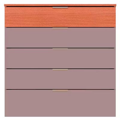 Guarda Roupa Bartira Diplomata com 7 Portas e 6 Gavetas Cômoda Diplomata com 5 Gavetas Cabeceira para Cama Box Casal e Queen Diplomata Avelã/Capuccino