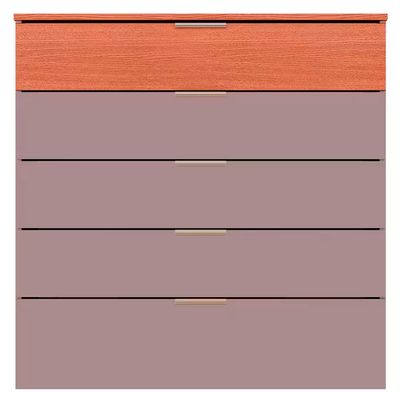 Guarda Roupa Bartira Diplomata com 7 Portas e 6 Gavetas Cômoda Diplomata com 5 Gavetas Cabeceira para Cama Box Casal e Queen Diplomata Avelã/Capuccino