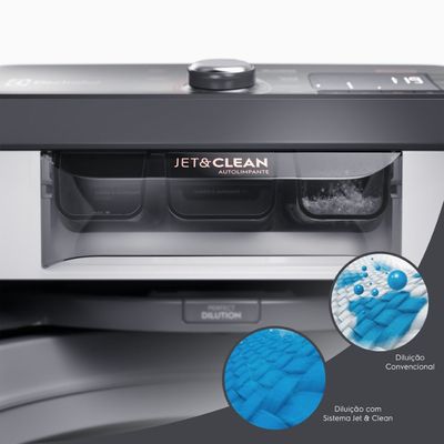 Máquina de Lavar 15kg Electrolux Premium Care com Cesto Inox. Jet&Clean e Time Control (LEC15) 220V