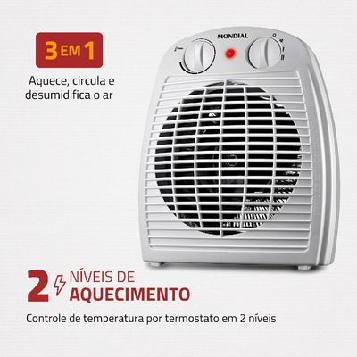 Aquecedor de Ar Mondial A-08 127V 127V