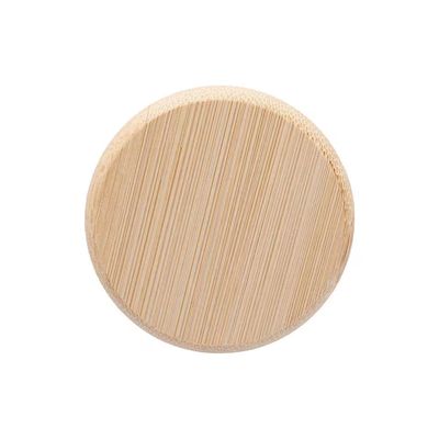 Porta Mantimento Vidro Borossilicato com Tampa Bambu Elegante Wolff 120ml Transparente