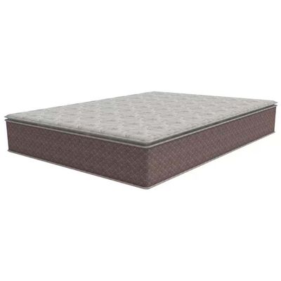 Colchão Queen Size Berlim com Pillow Top e Molas Ensacadas Umaflex + Base Box Itaflex Universal com Baú Castor/Branco/Bege