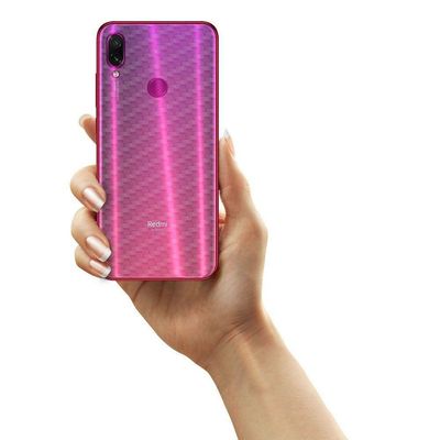 Película Traseira de Fibra de Carbono Transparente para Xiaomi Redmi Note 7 Pro - Gshield