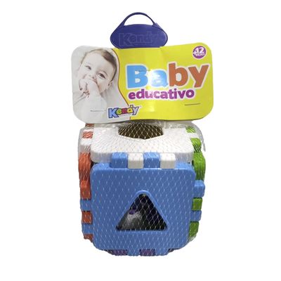 Cubo de Encaixar Educativo Kendy Baby