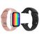 Kit 1 Smartwatch Iwo12 Lite Rosa + 1 Pulseira Preto