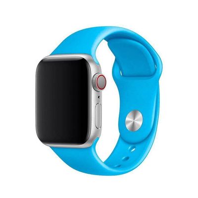 Pulseira Azul Piscina Para Watch, Iwo, W26 - Ml 42Mm