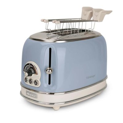 Torradeira Ariete 155 Vintage azul desligamento automático 750w 220 volts