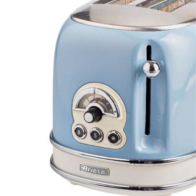 Torradeira Ariete 155 Vintage azul desligamento automático 750w 220 volts