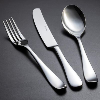 Faqueiro em aço inox Saint James Serenity 101 peças: Requinte e durabilidade para a sua mesa