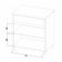 Balcão Nesher Condessa com 2 Portas, 1 Gaveta e 1 Prateleira 80cm de Largura Carvalho/Greige