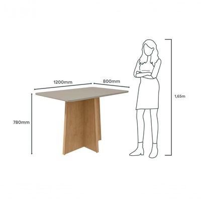Conjunto Mesa Jantar Celebrare C/ Vidro E 4 Cadeiras Apogeu