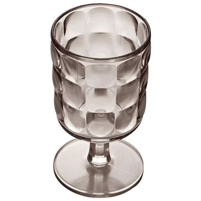 Taça L`hermitage Bubble em Acrílico Fumê 340ml 6 Peças Fumê