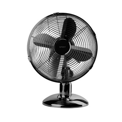 Ventilador de Mesa 40cm Spirit Retro com 3 Velocidades e Função Oscilação Chumbo Metálico / 220V
