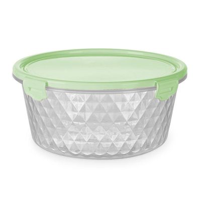 Pote Cristal 550ml Redondos Verde
