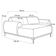 Sofá 4 Lugares com Chaise Esquerdo Para Sala Molino 255cm D02 Veludo Mostarda C-260 - Lyam Decor