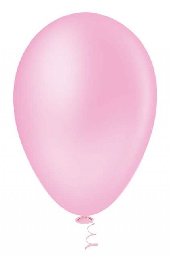 BALAO 7 LISO PERA ROSA BABY 50UN PIC PIC