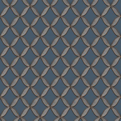 Papel de Parede HF Orient Geométrico Azul 221227