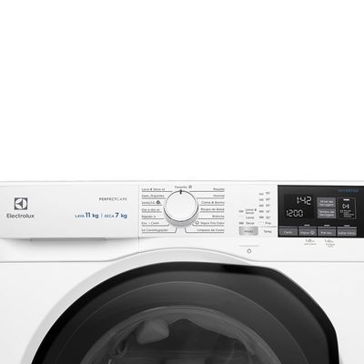 Lava e Seca Electrolux 11Kg Branca Perfect Care Inverter com Água Quente/Vapor (LSP11) 220V