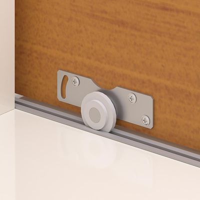 Rack Tv 65 Polegadas Com 2 Portas De Vidro Reflecta Lince - Off White E Cedro
