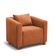 Poltrona Decorativa Helena Veludo Terracota - Inova Decorações